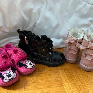 Black Patent Kids Boots